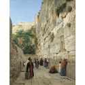 Wailing Wall By Gustav Bauernfeind Jewish Art Oil Painting Gallery