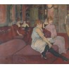 Salon de la Rue des Moulins 1894 by Henri de Toulouse-Lautrec-Art gallery oil painting reproductions
