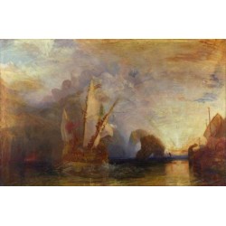 Ulysses deriding Polyphemus Homer Odyssey by Joseph Mallord William Turner - Art gallery oil painting reproductions