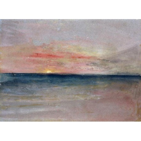 Sunset by Joseph Mallord William Turner -Art gallery oil painting reproductions
