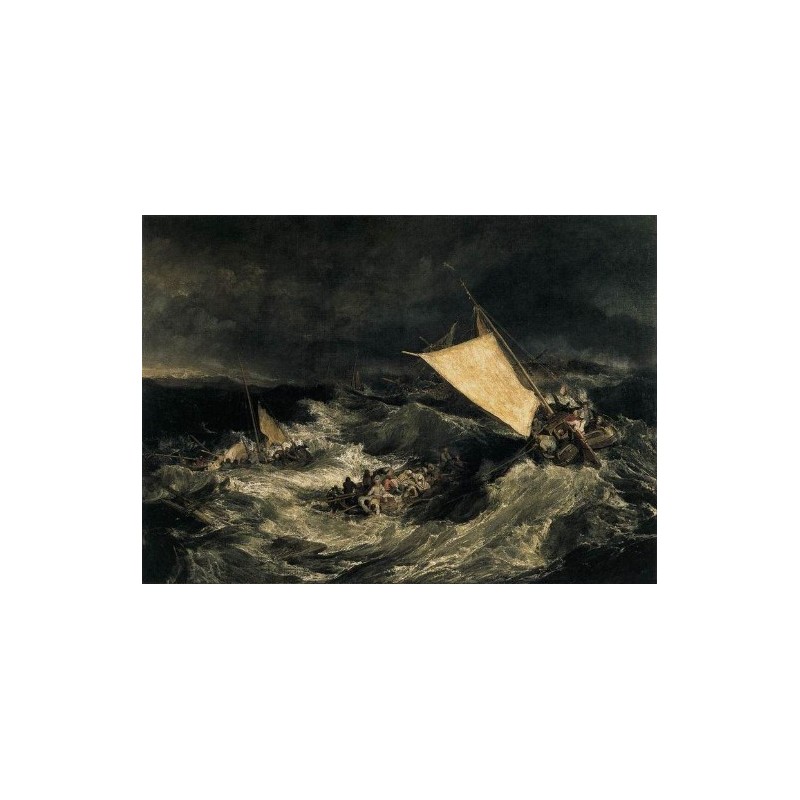 The Shipwreck-1805 by Joseph Mallord William Turner | Oil painting ...