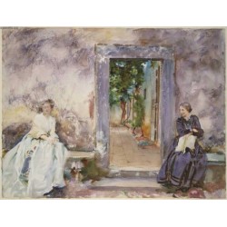 The Garden Wall 1910 by...