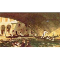 The Rialto Venice 1911 by...