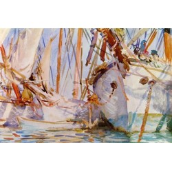 White Ships 1908 by John...