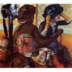 At the Milliners by Edgar...