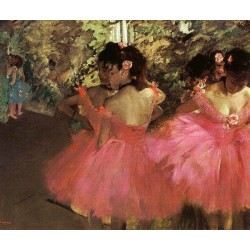 Dancers in Pink by Edgar...