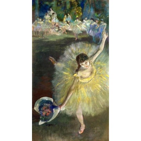 End of an Arabesque by Edgar Degas - Art gallery oil painting reproductions