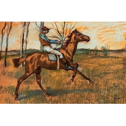 The Jockey by Edgar Degas -...