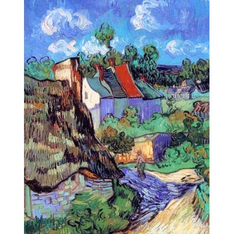 Houses at Auvers by Vincent Van Gogh