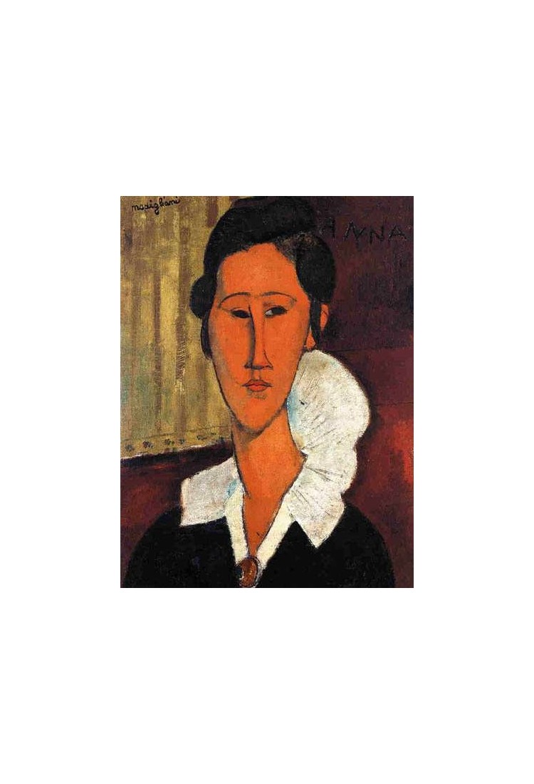 "Anna (Hanka) Zborowska" by Amedeo Modigliani Oil