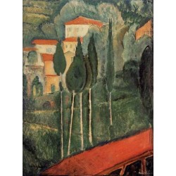 Landscape, Southern France by Amedeo Modigliani