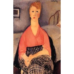 Pink Blouse by Amedeo Modigliani 