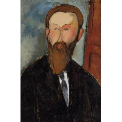 Portrait of the Photographer Dilewski by Amedeo Modigliani 