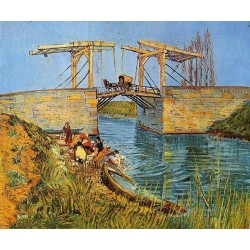 The Langlois Bridge at Arles by Vincent Van Gogh