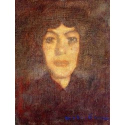Woman_s Head with Beauty Spot by Amedeo Modigliani 