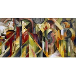 Stalle by Franz Marc oil painting art gallery