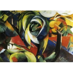 The Mandrill by Franz Marc...