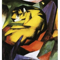 Tiger by Franz Marc oil painting art gallery