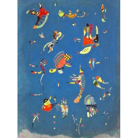 Skyblue 1940 by Wassily Kandinsky oil painting art gallery