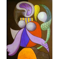 Woman with a Flower 1932 by Pablo Picasso -oil painting art gallery