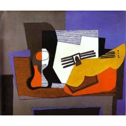 Still Life with Guitar by Pablo Picasso oil painting art gallery