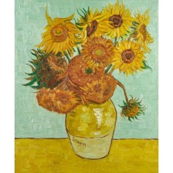 Vase with Twelve Sunflowers...