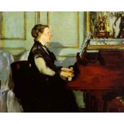 Madame Manet at the Piano...