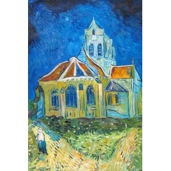 The Church in Auvers by Vincent Van Gogh -  Art gallery oil painting reproductions