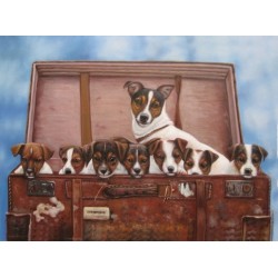 Dog Oil Painting 13 - Art...