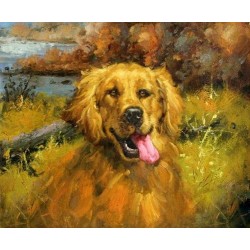 Dog Oil Painting 14 - Art...