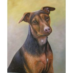 Dog Oil Painting 23 - Art...