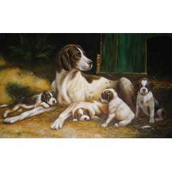 Dog Oil Painting 30 - Art...