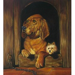 Dog Oil Painting 31 - Art...