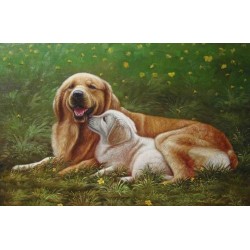 Dog Oil Painting 38 - Art...