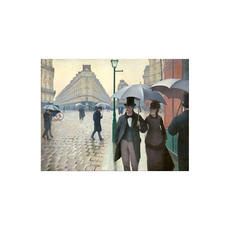 "Paris Street, Rainy Day 1877 By Gustave Caillebotte | Oil Painting ...