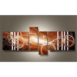 Brown Abstract V | Oil...