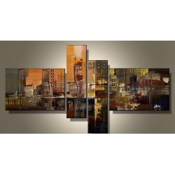 City Abstract II | Oil...