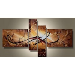 Brown Abstract IX | Oil...