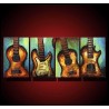 Guitars II | Oil Painting Abstract art Gallery