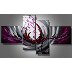 Purple Abstract  | Oil...