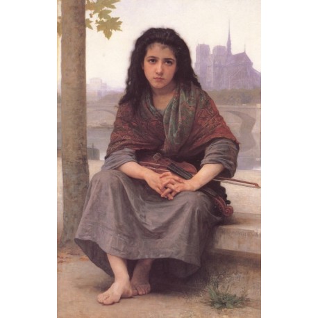 The Bohemian 1890 by  William Adolphe Bouguereau - Art gallery oil painting reproductions