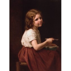 Soup 1865 by William Adolphe Bouguereau - Art gallery oil painting reproductions