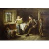 Elena Flerova - The Family II | Jewish Art Oil Painting Gallery