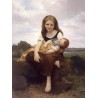 The Elder Sister by William Adolphe Bouguereau - Art gallery oil painting reproductions