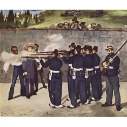  The Execution of Emperor Maximilian By Edouard Manet