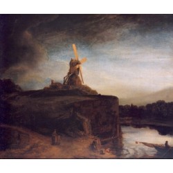 The Mill 1648 by Rembrandt Harmenszoon van Rijn-Art gallery oil painting reproductions