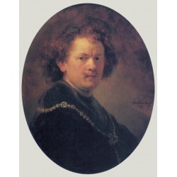 Self Portrait 1633 by Rembrandt Harmenszoon van Rijn-Art gallery oil painting reproductions
