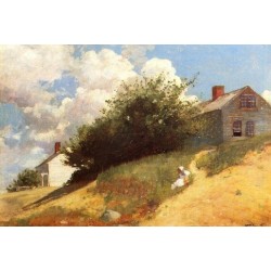Houses on a Hill by Winslow...