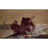 The Herring Net by Winslow Homer - Art gallery oil painting reproductions