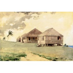 Tornado, Bahamas by Winslow Homer - Art gallery oil painting reproductions
